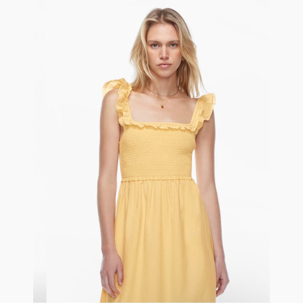 Aritzia Wilfred Reminisce Midi Dress (Size M)
